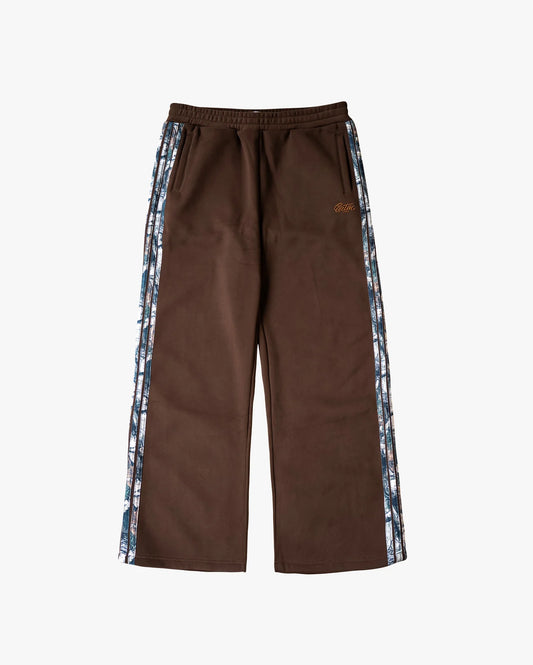 EPTM Camo Stripped Baggy Pants Brown