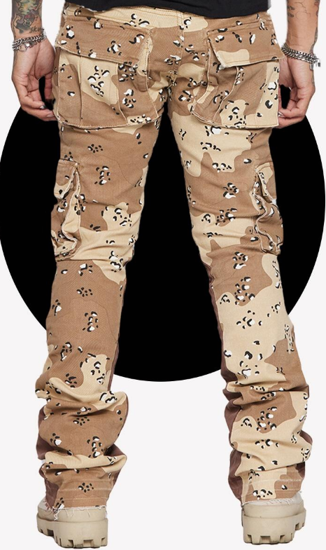 ESNTL Lab Commander Cargo Stacked Desert Camo