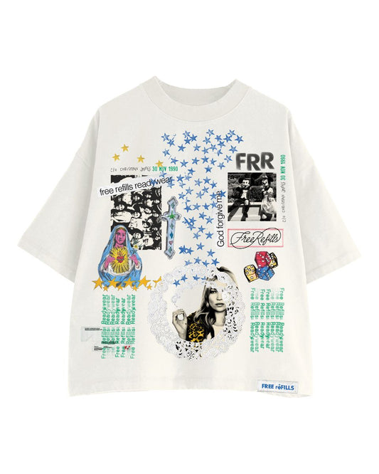 Free Refills Collage Tee