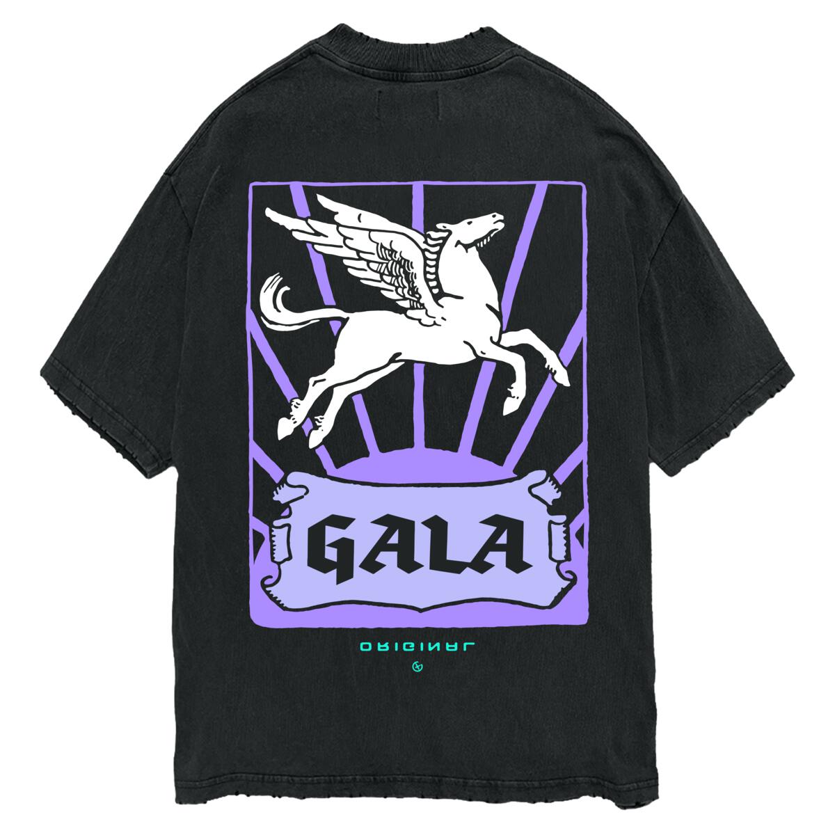 Gala Results Tee Black Vintage
