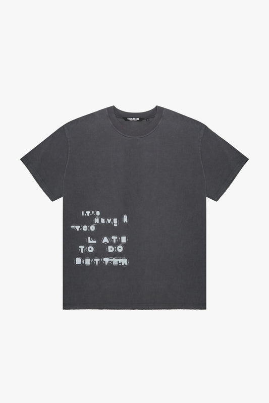 Valabasas Shout Vintage Grey Tee