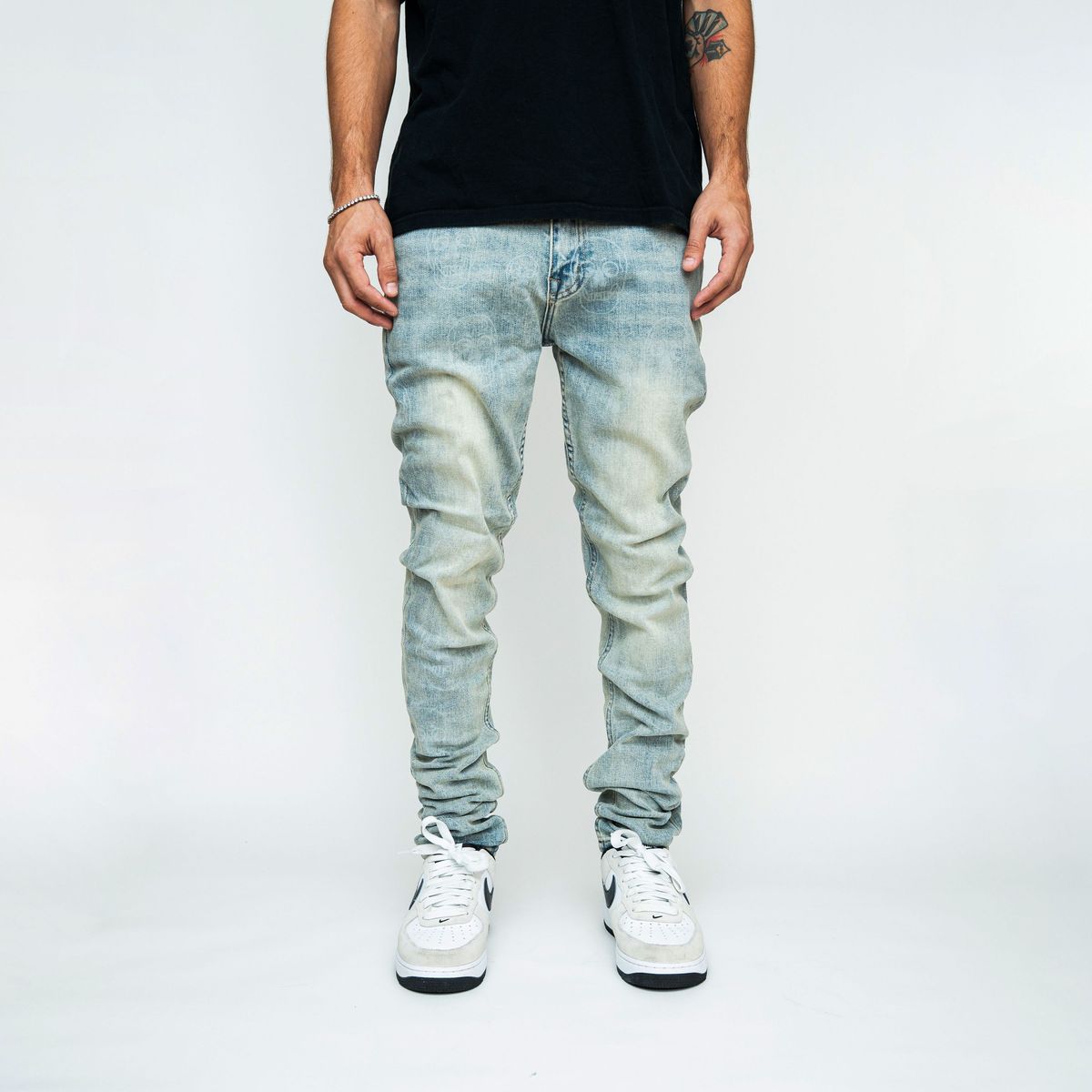 Pali Denim Blue Skulls