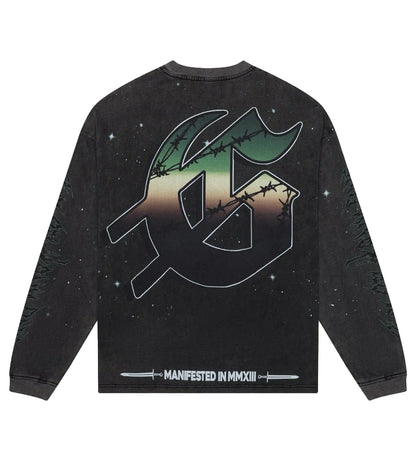 Godspeed Airstrike LS Tee Washed Black