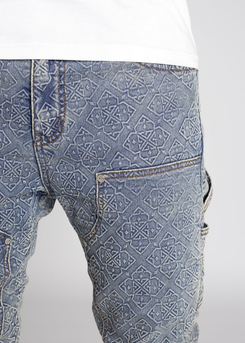 Guapi Vintage Blue Monogram Denim