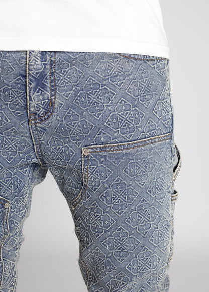 Guapi Vintage Blue Monogram Denim