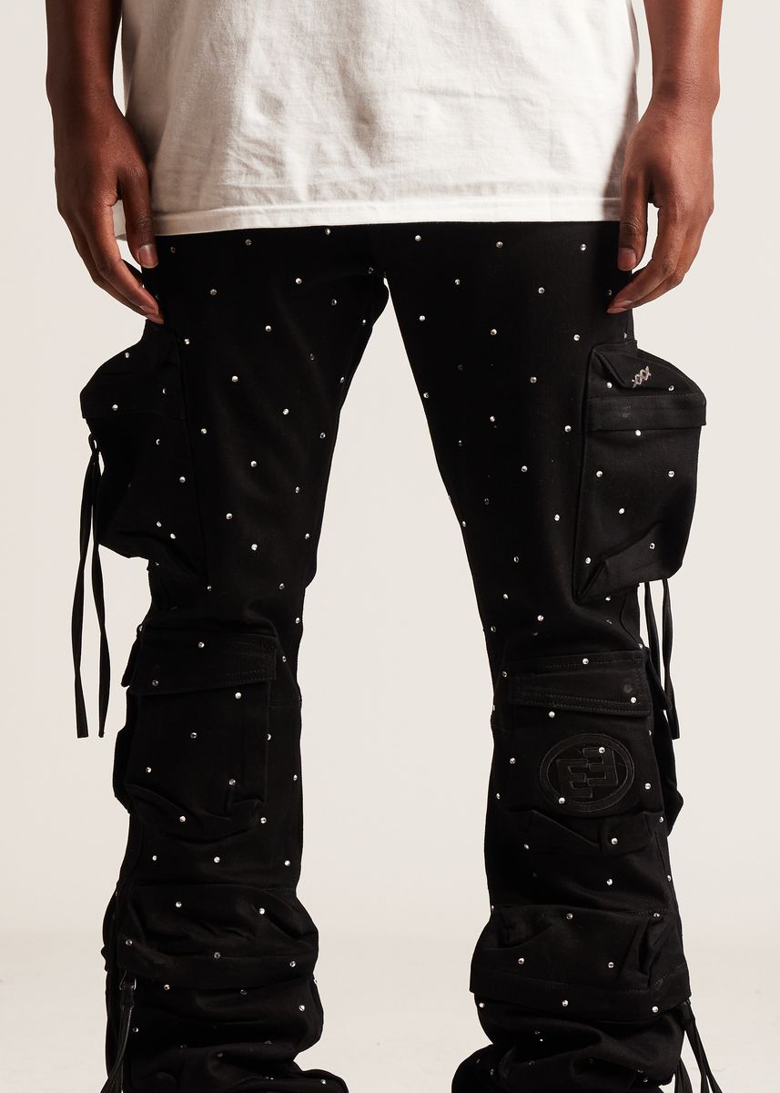HAWK CARGO FLARE (BLACK)-ICED BLACK