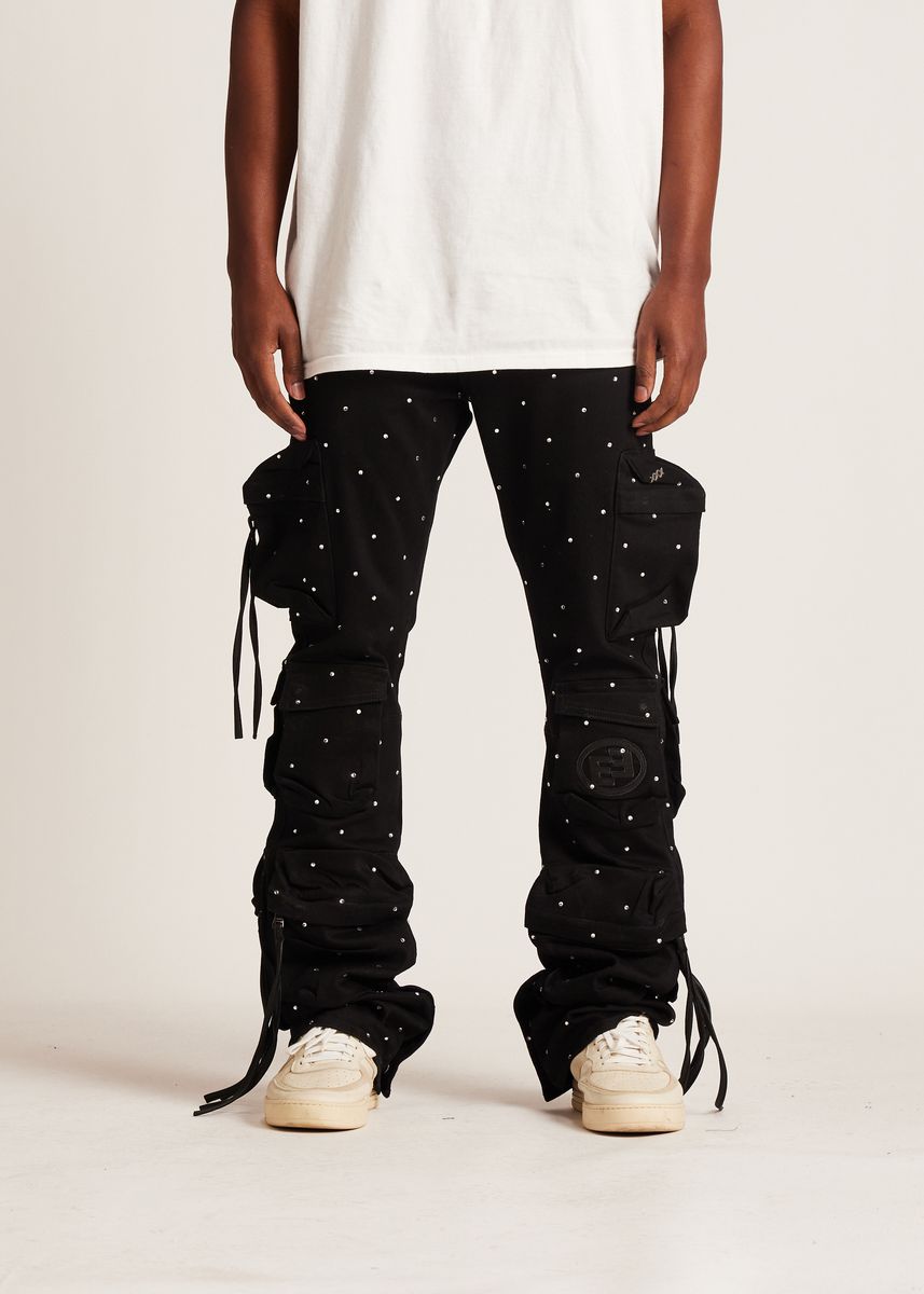 HAWK CARGO FLARE (BLACK)-ICED BLACK