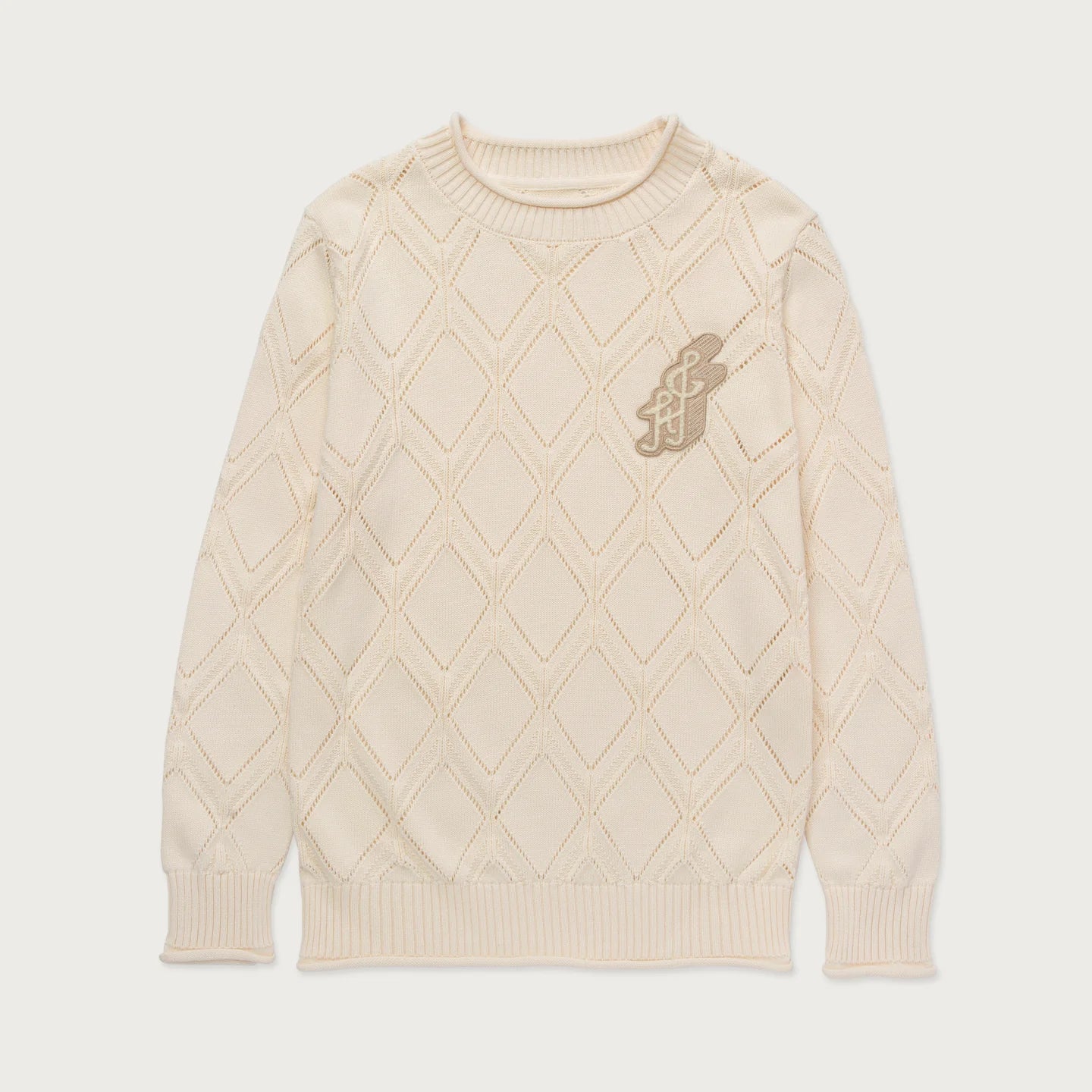 Honor The Gift Diamond Knit Sweater