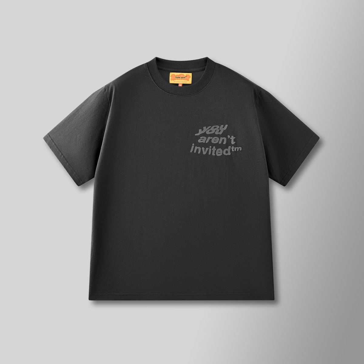 You Aren't Invited Double Y.A.I. Tee - Black