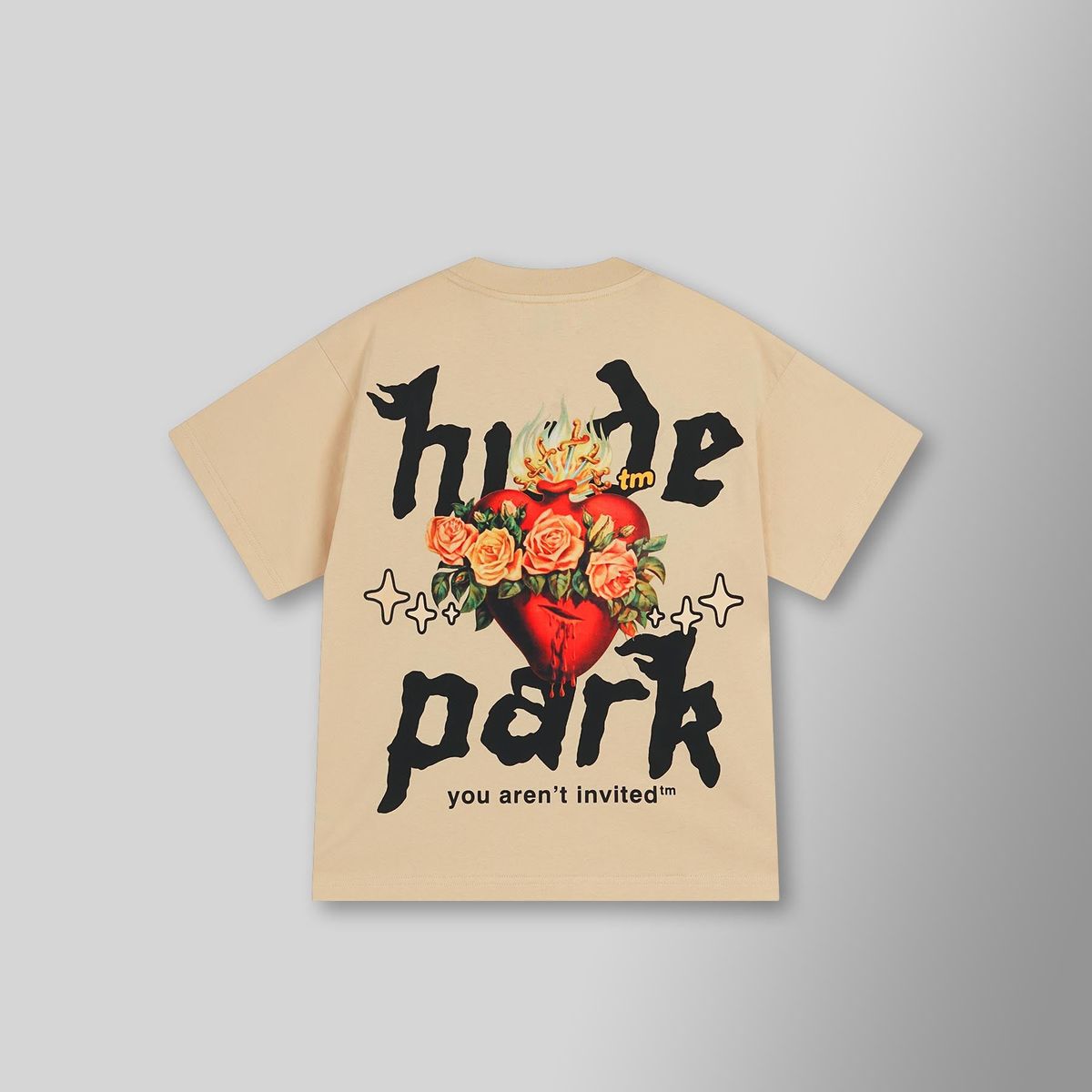 You Aren't Invited Sacred Heart Tee - Cream