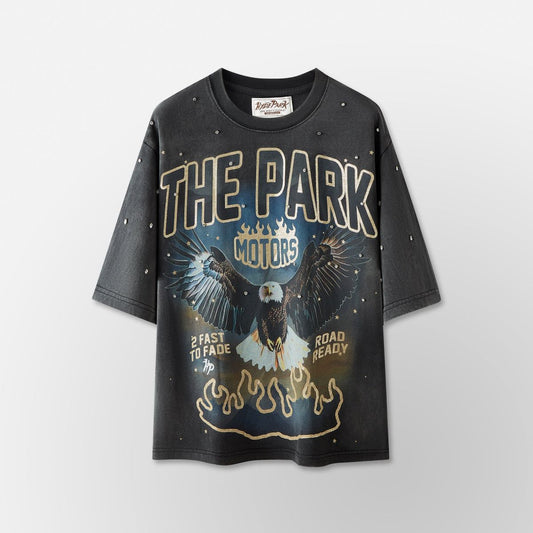 You Aren't Invited Park Motor Co Tee - Black