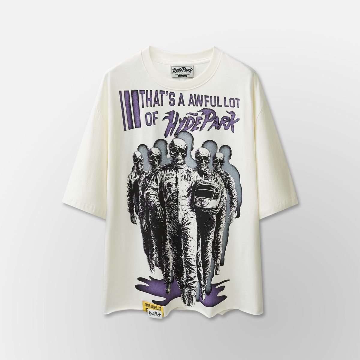 You Aren't Invited Cough Syrup Moto Racer Team White