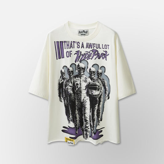 You Aren't Invited Cough Syrup Moto Racer Team White