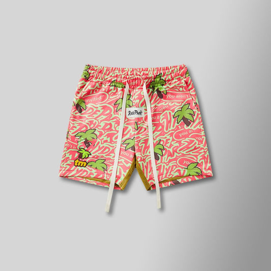 You Aren't Invited Mash Up The Weekend Shorts - Watermelon