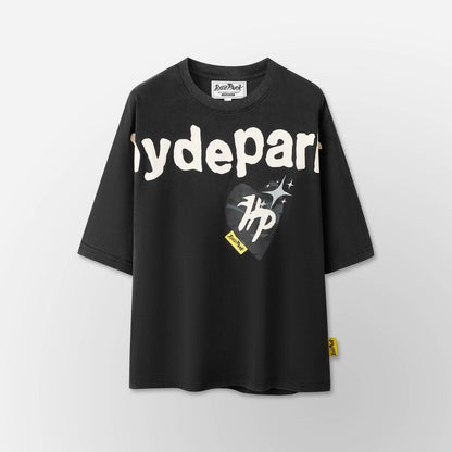 You Aren't Invited Power Skull Camo Heart - Black/Black