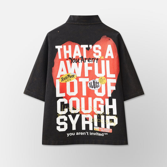 You Aren't Invited Mecanic Work Wear Shirt ALOCS x HP- Black