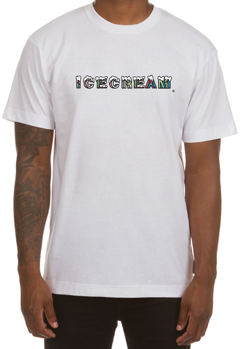 Icecream Snowfall SS Tee White