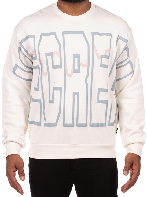 Icecream Pow Crewneck Whisper White