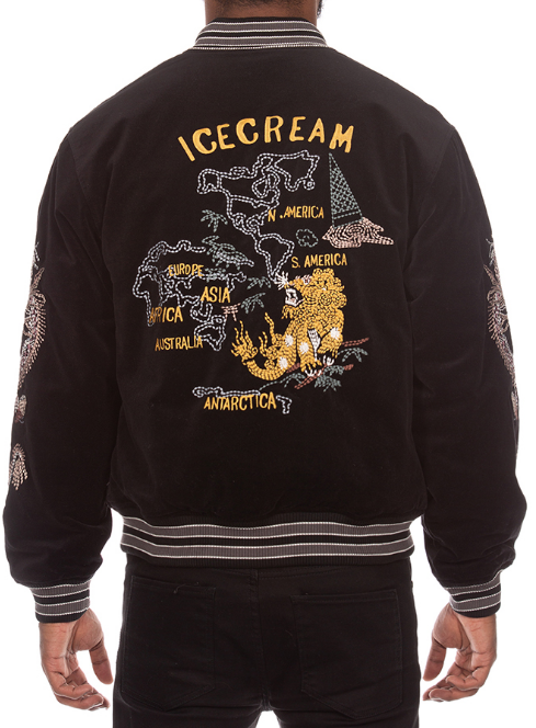 Icecream Skull Island Jacket Black