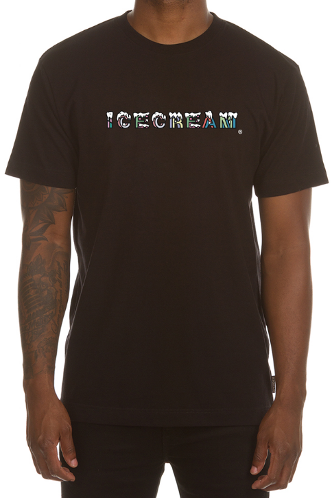 Icecream Snowfall SS Tee Black