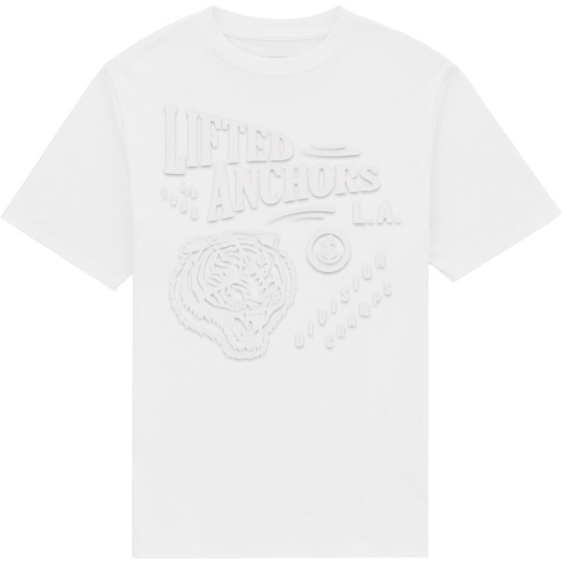 Lifted Anchors "Embossed" Mascot Off White Tee
