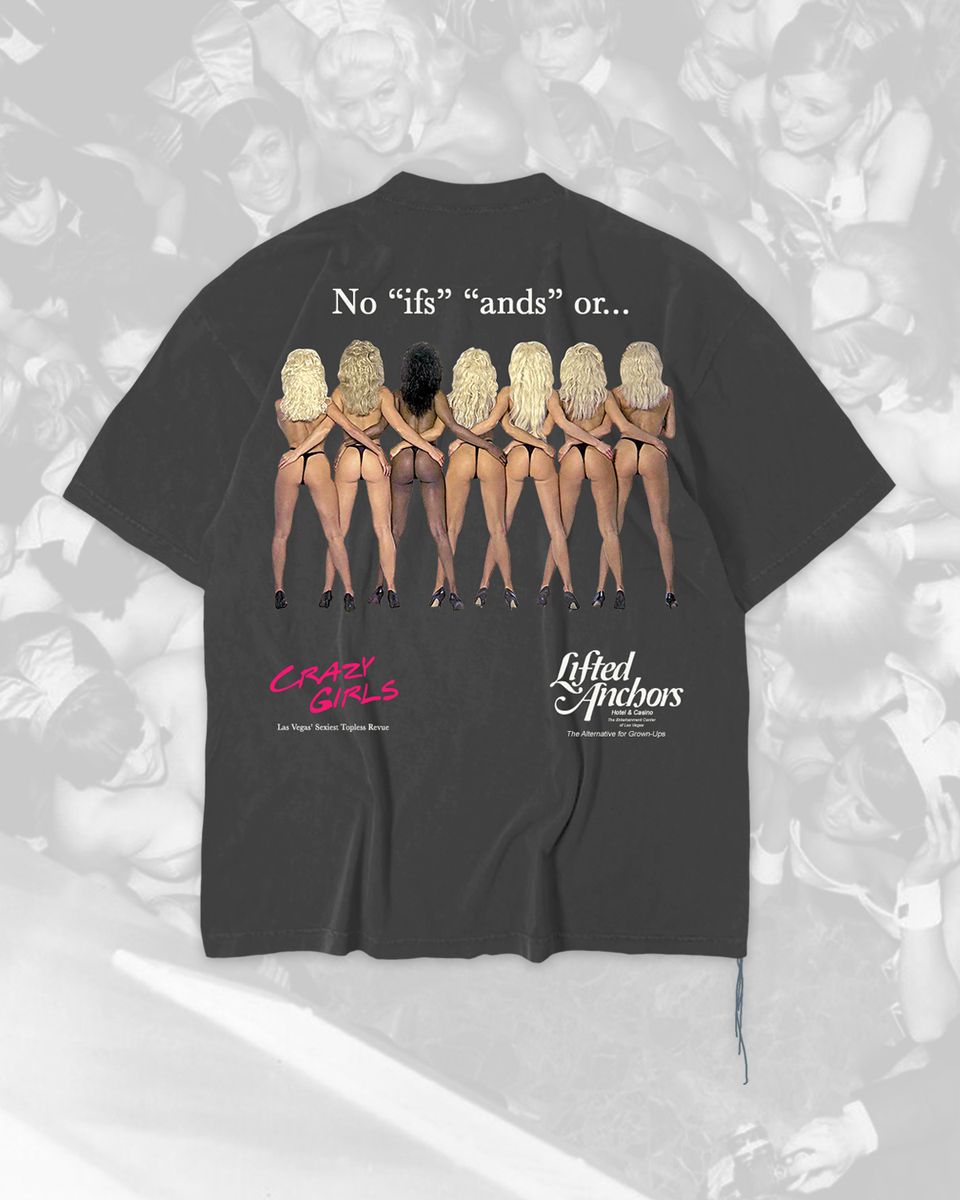 Lifted Anchors Showgirls Tee Black