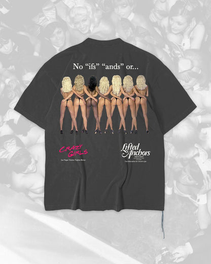 Lifted Anchors Showgirls Tee Black