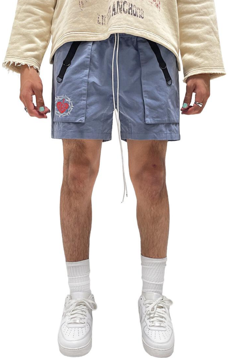 Lifted Anchors "Lifted" Essential Cargo Shorts Blue