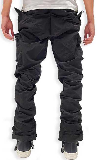 Lifted Anchors "Terrain" Flare Chap Black Cargos