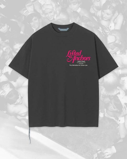Lifted Anchors Showgirls Tee Black