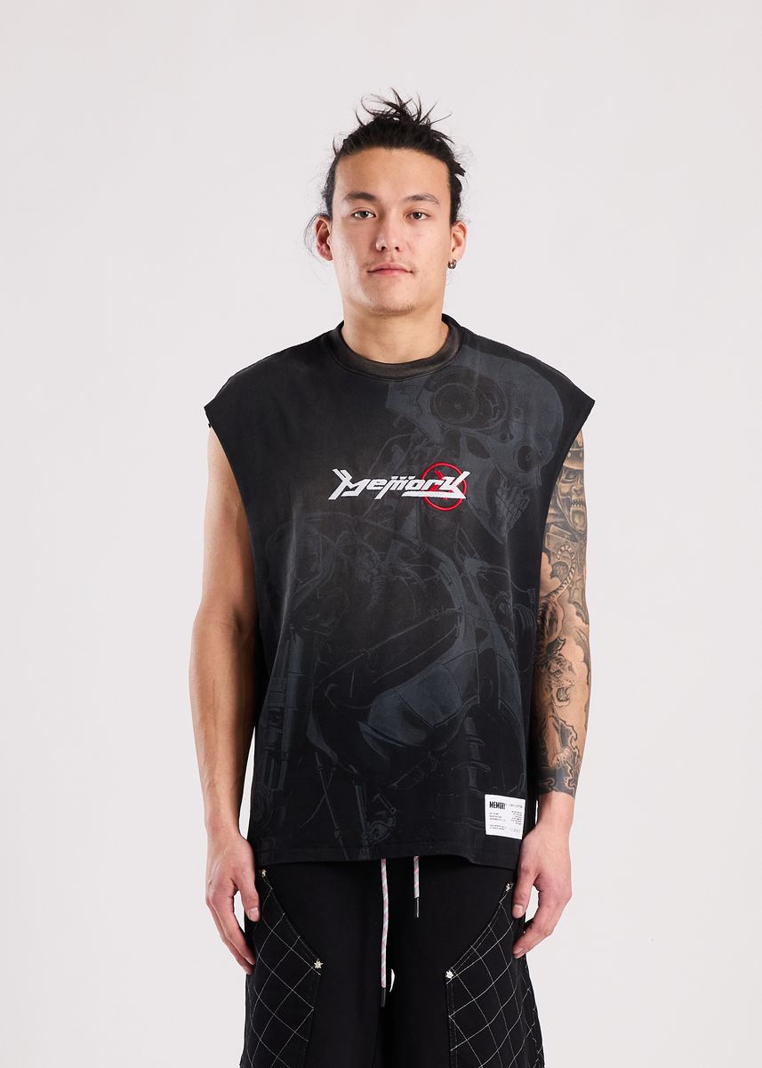 Memory Lane Techno Robot Sleeveless Tee (ML-SM26-018)