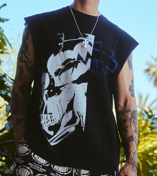 Memory Lane T3 Blitz Sleeveless Tee Black