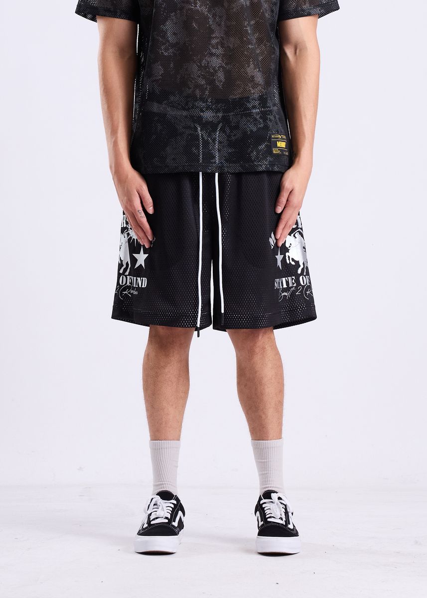 Memory Lane Mesh Double Layer Shorts (ML-SM26-027)