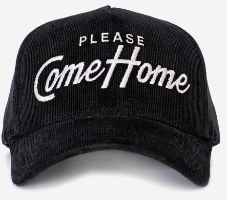 Please Come Home Vintage Sports Corduroy Hat