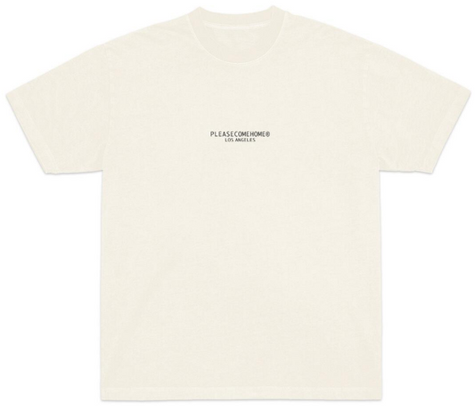 Please Come Home Stages Tee Off White / Black