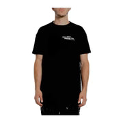 Purple Brand Mens Textured Inside Out Crew Neck T-Shirt P101-TBPP226 Black