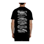 Purple Brand Mens Textured Inside Out Crew Neck T-Shirt P101-TBPP226 Black