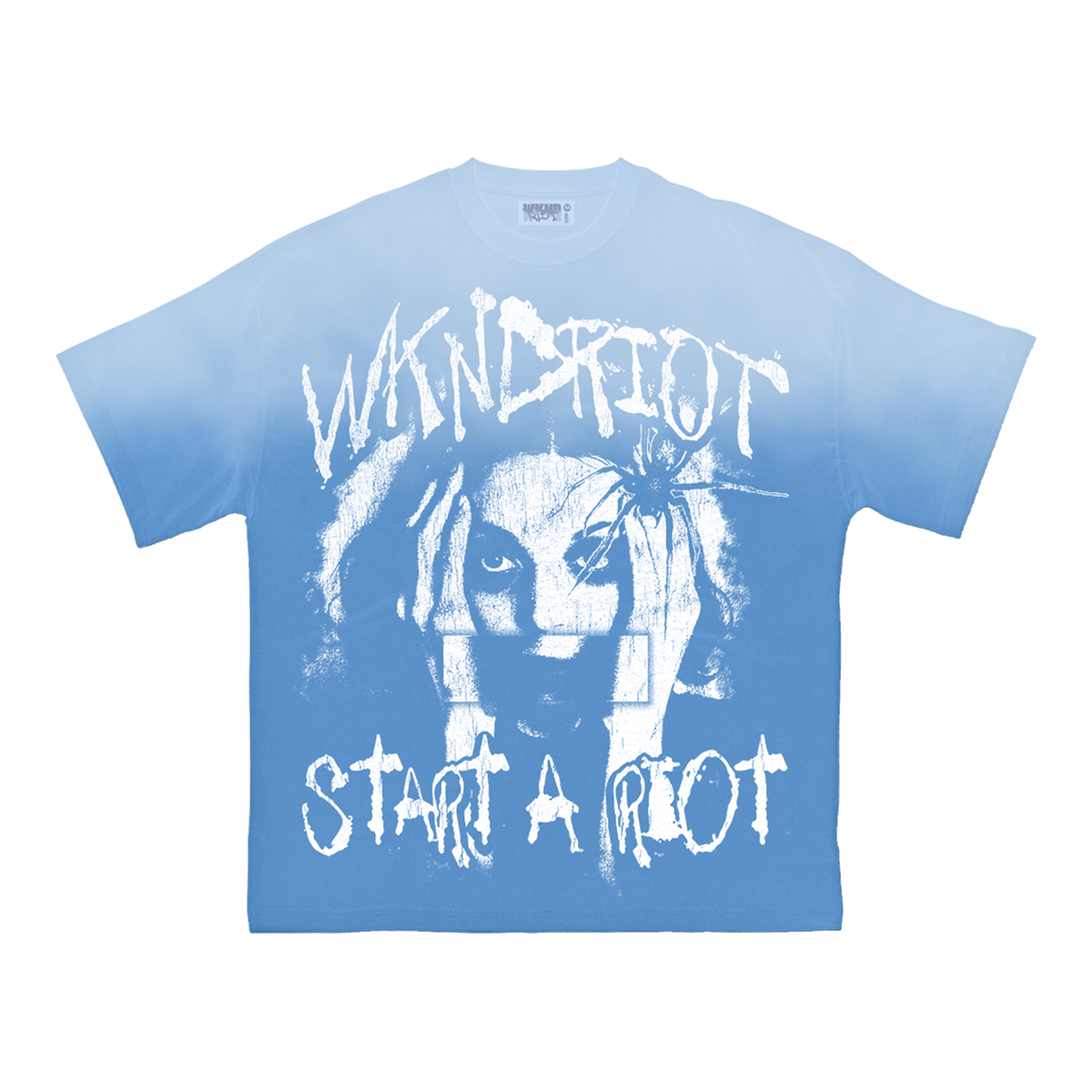 Wknd Riot Thief Of Dreams Sunfade Blue Tee