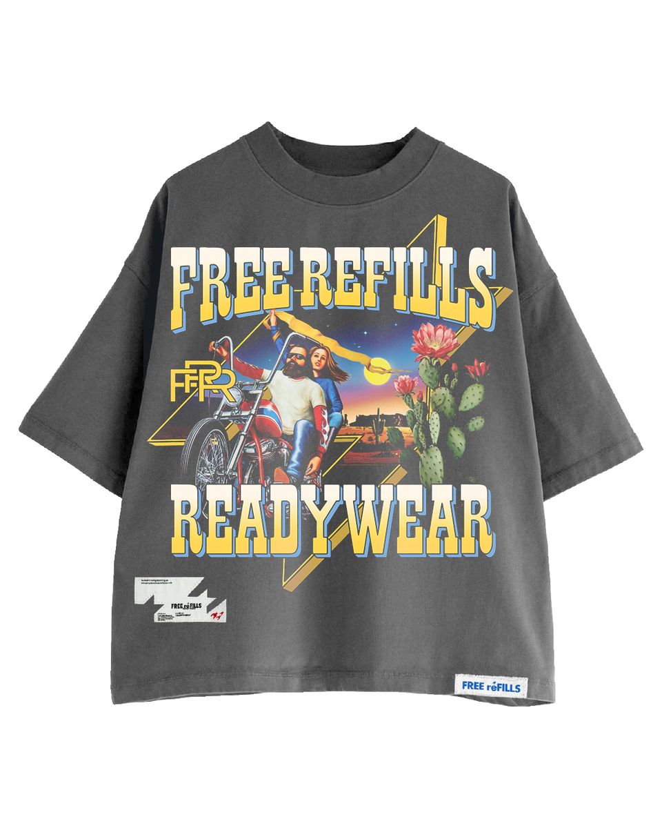 Free Refills Davidson Tee Vintage Grey