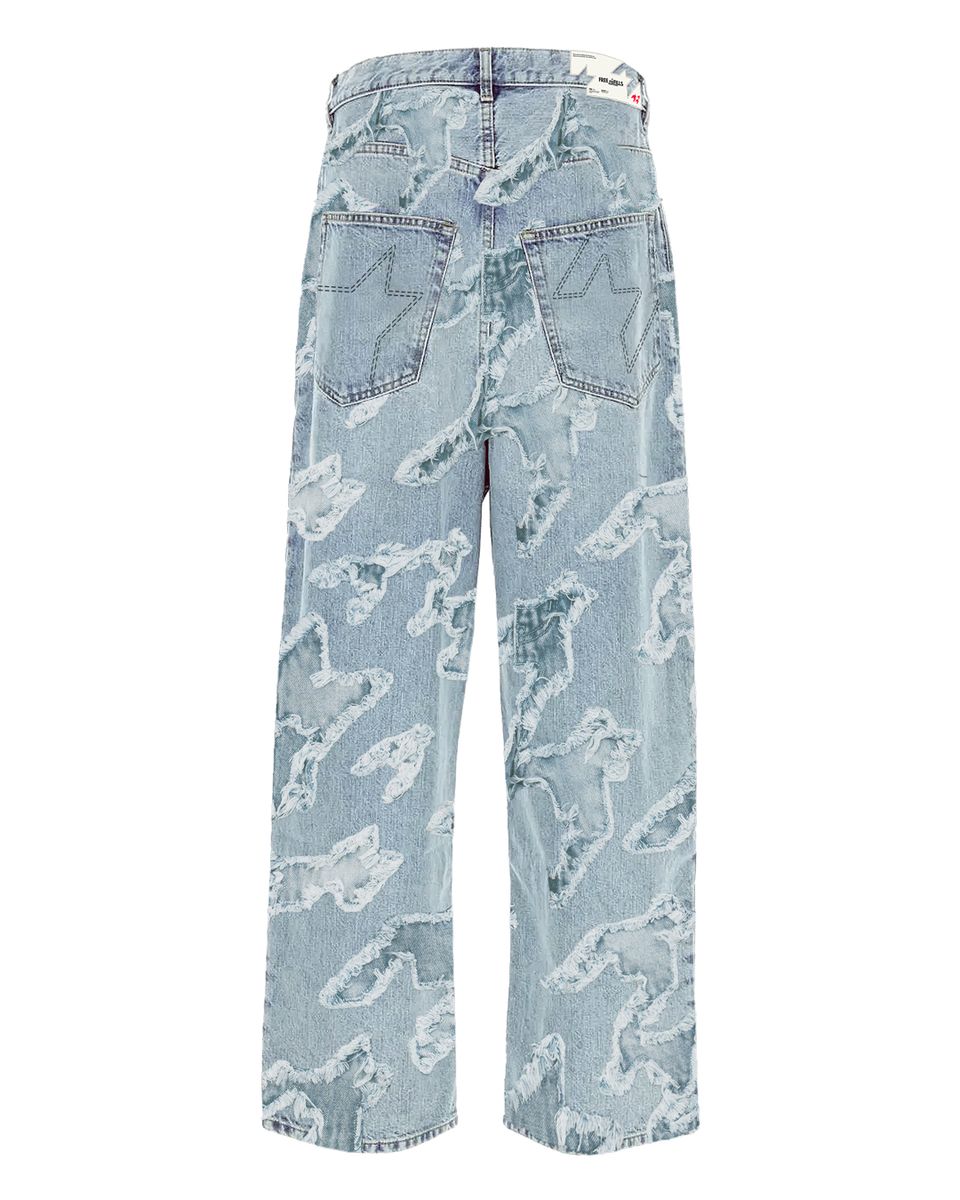 Free Refills Checks Distressed Denim