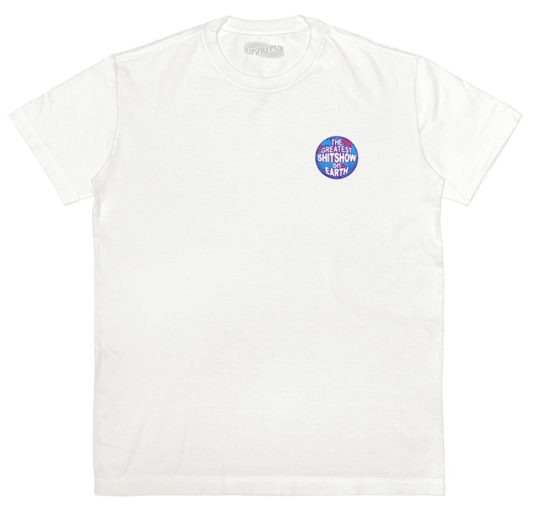 Rip N Repair Shit Show Tee White