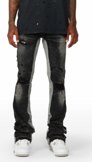 Rockstar Eugene Stacked Flare Jean