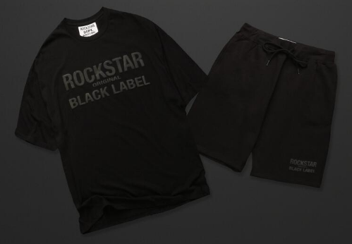 Rockstar Casey Black Short Set