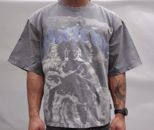 Doctrine Sacrifice Tee Charcoal Wash