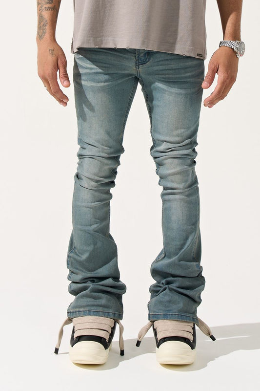 Serenede ''Seaburst'' Stacked Jeans