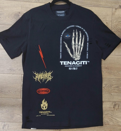 Tenaciti Watch Hand Tee Black