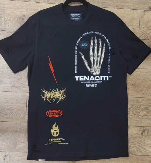 Tenaciti Watch Hand Tee Black