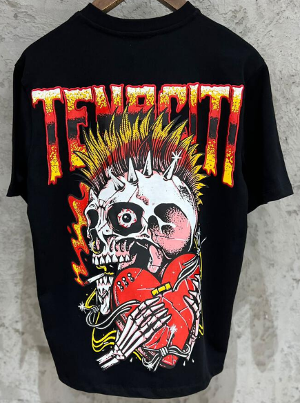 Tenaciti Rock Heart Tee Black