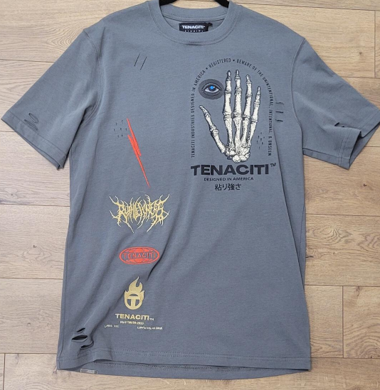 Tenaciti Watch Hand Tee Grey