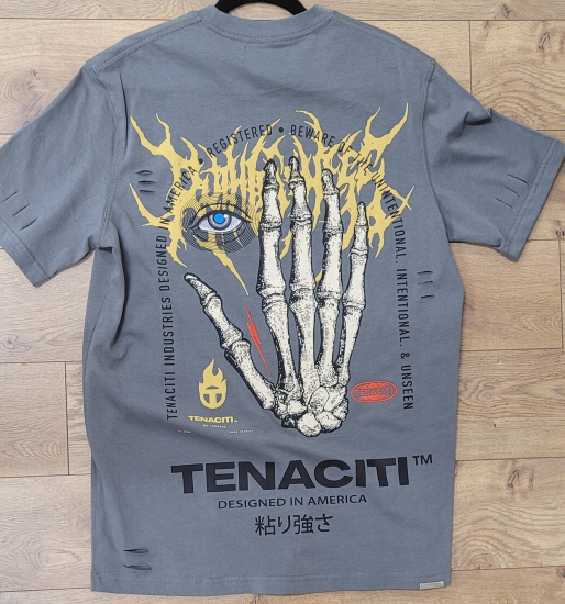 Tenaciti Watch Hand Tee Grey